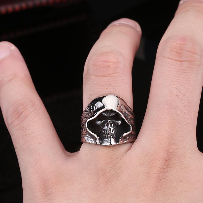 BLACKRISS™Retro Death Skull Ring-Blackriss