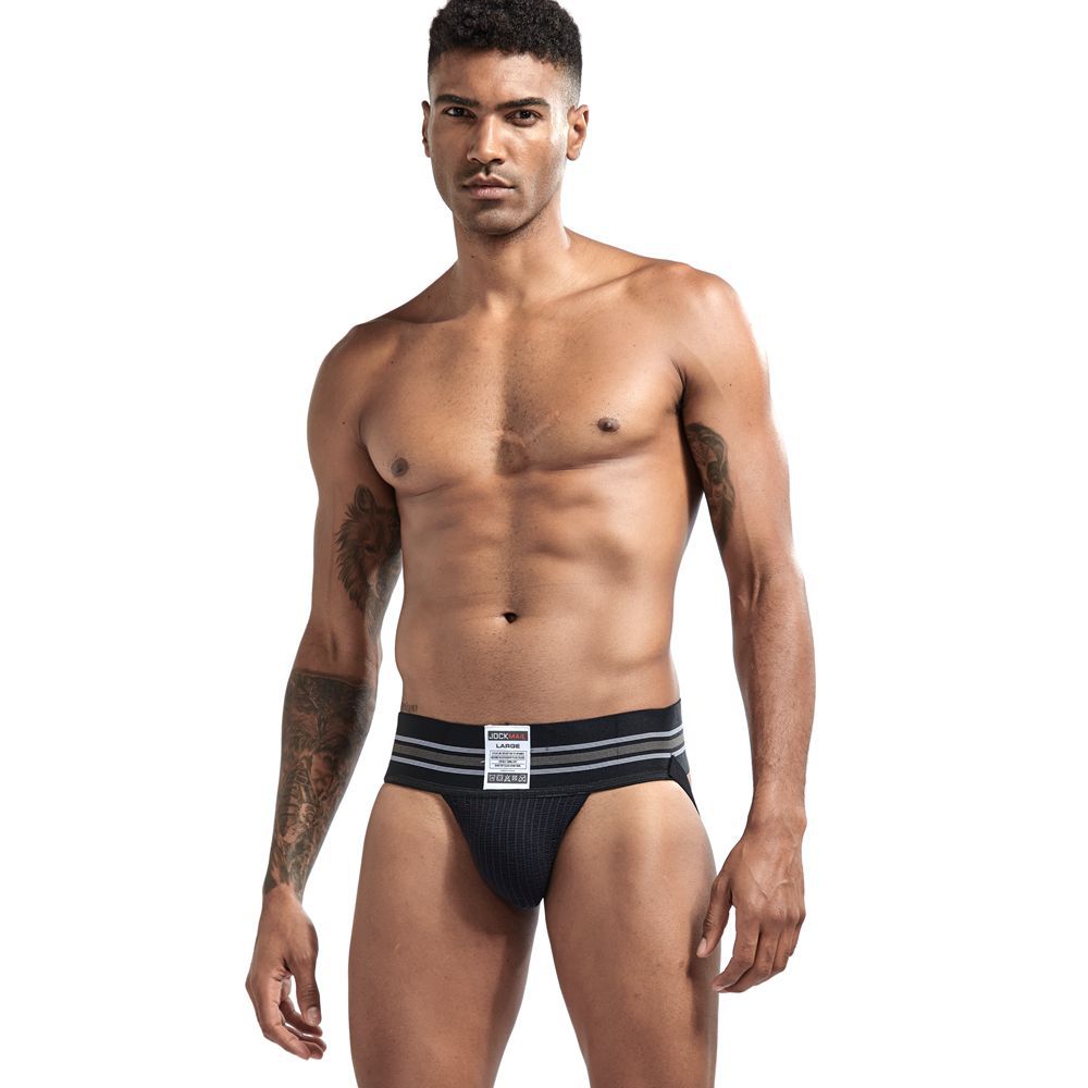 BLACKRISS™Wide Belt Breathable Elastic Big Pouch Bag Thong-Blackriss