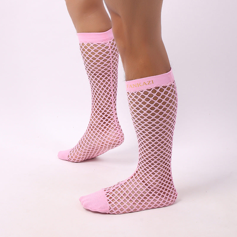 BLACKRISS™Cutout Mesh Men's Fishnet Socks-Blackriss