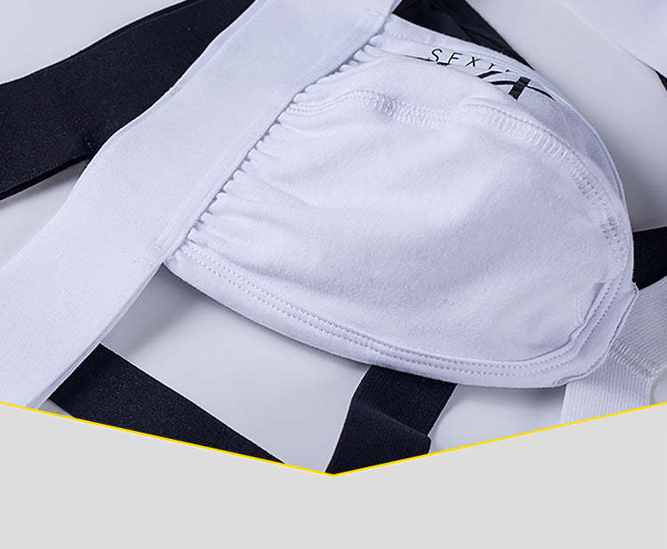 BLACKRISS™Men's Solid Color Cotton Sexy Thong-Blackriss