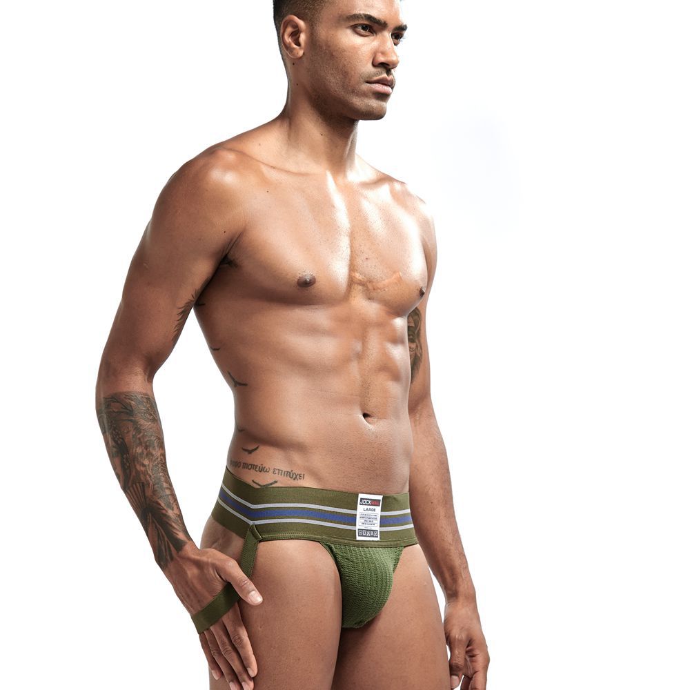 BLACKRISS™Wide Belt Breathable Elastic Big Pouch Bag Thong-Blackriss
