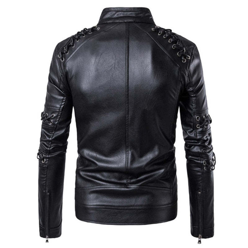 Blackriss™Men's Leather Jacket-Blackriss