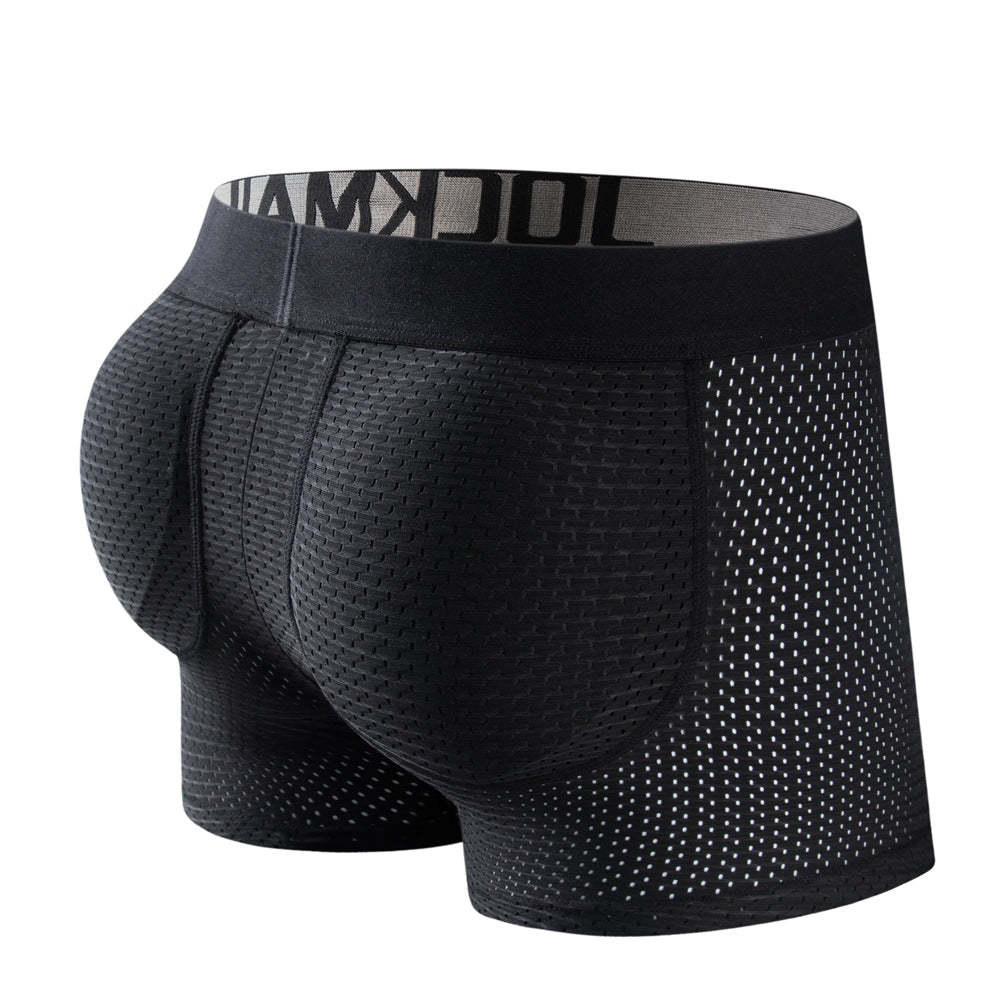 BLACKRISS™Mesh Padded Sponge Hip Lift Men's Boxer Briefs-Blackriss