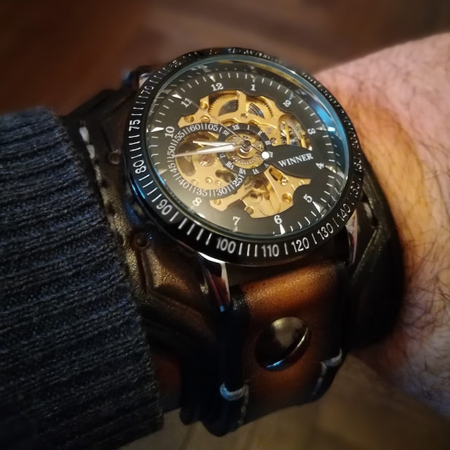 BLACKRISS™Men's Steampunk Waterproof Wrist Watch-Blackriss