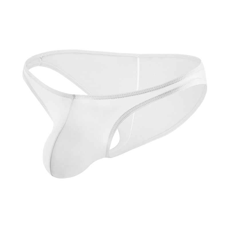 BLACKRISS™High Elastic Ice Silk Men's Solid Color Low Waist Briefs-Blackriss