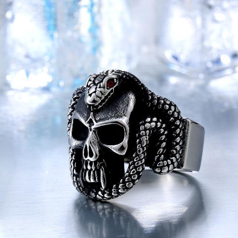 BLACKRISS™Python Skull Ring-Blackriss