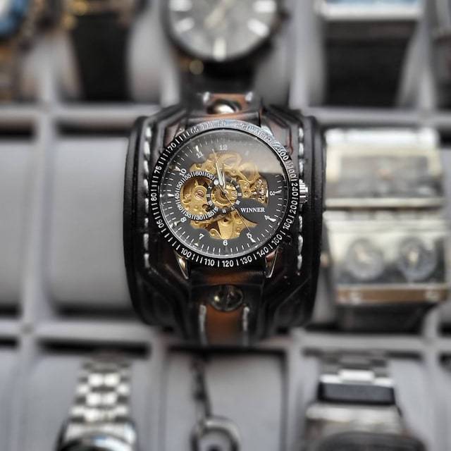 BLACKRISS™Men's Steampunk Waterproof Wrist Watch-Blackriss