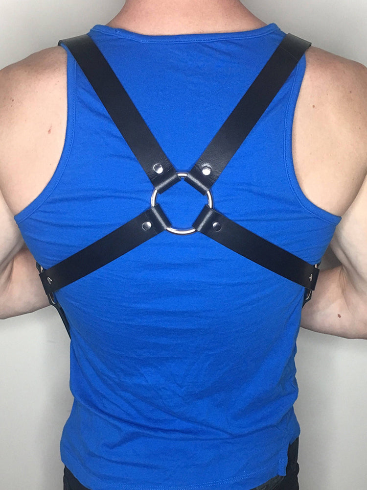 BLACKRISS™Mens Chest Harness - Black-Blackriss