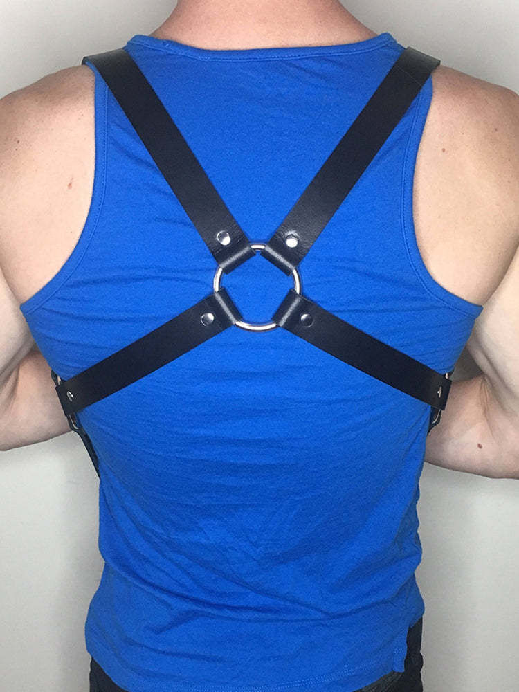 BLACKRISS™Mens Chest Harness - Black-Blackriss