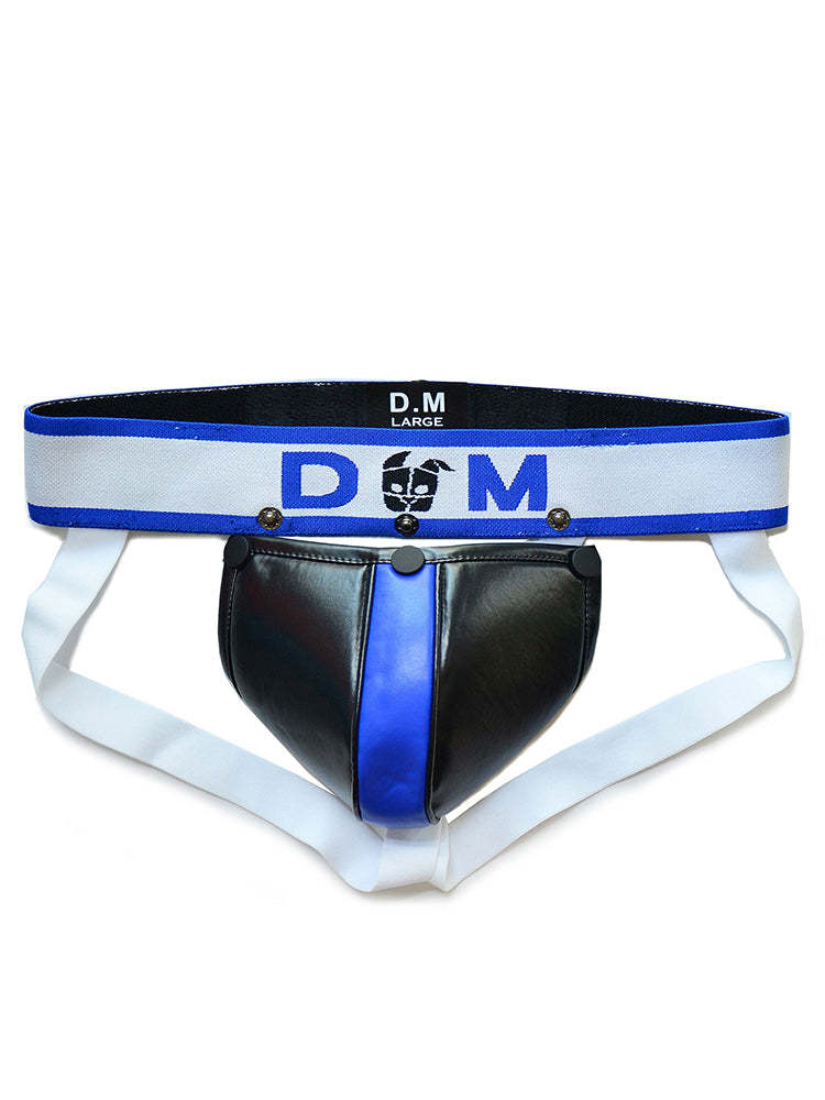 BLACKRISS™Detachable Button Leather Thong-Blackriss