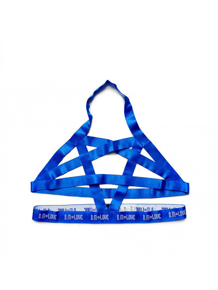 BLACKRISS™Men's Fashion Letters Sexy Hollow Erotic Harness-Blackriss