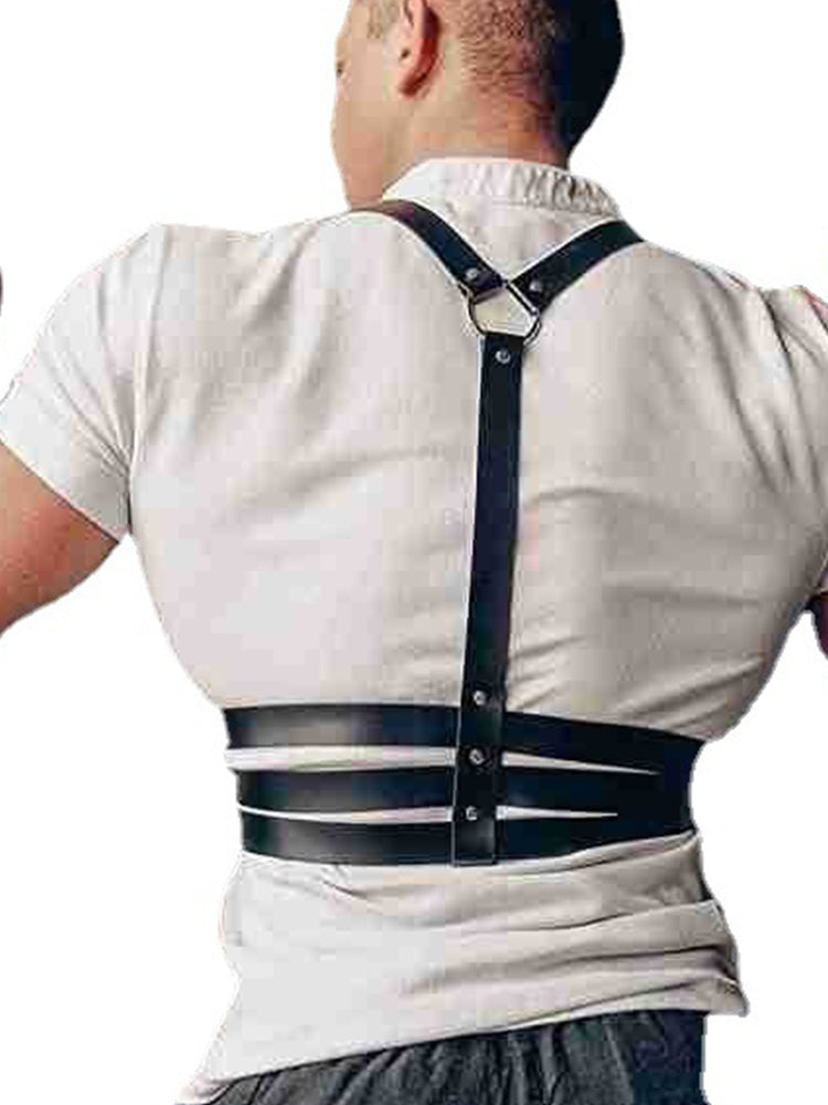 BLACKRISS™Men's Leather Harness Strap-Blackriss