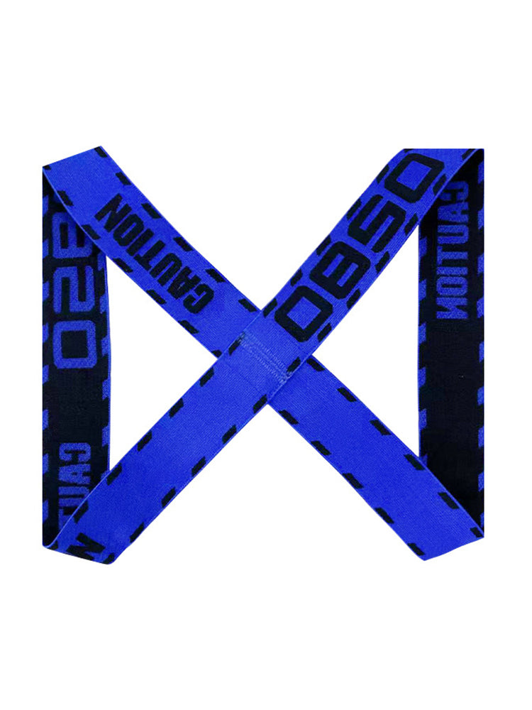 BLACKRISS™Letter Chest Strap Sexy Shoulder Strap-Blackriss