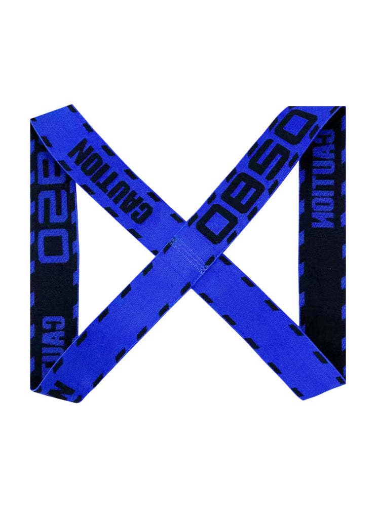 BLACKRISS™Letter Chest Strap Sexy Shoulder Strap-Blackriss