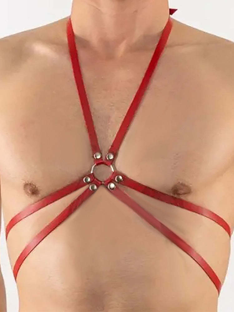 BLACKRISS™Sexy Tuning Outfit Corset Studded Bondage Belt Harness-Blackriss