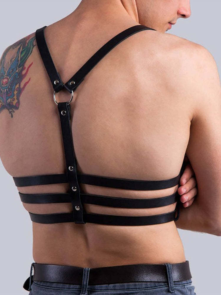 BLACKRISS™Men's Body Harness - Black-Blackriss