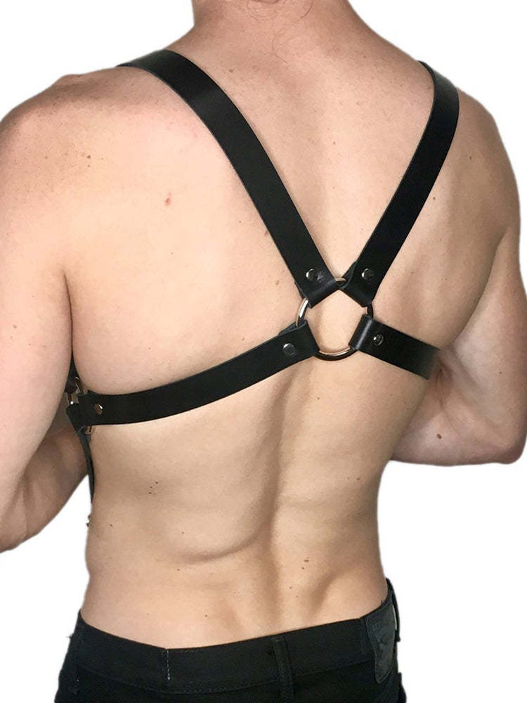 BLACKRISS™Mens Chest Harness - Black-Blackriss