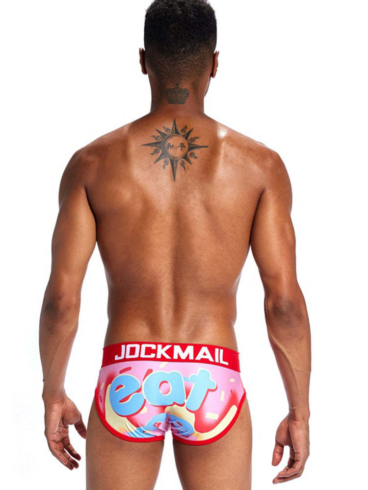 BLACKRISS™Men's Cake Print Soft Brief-Blackriss