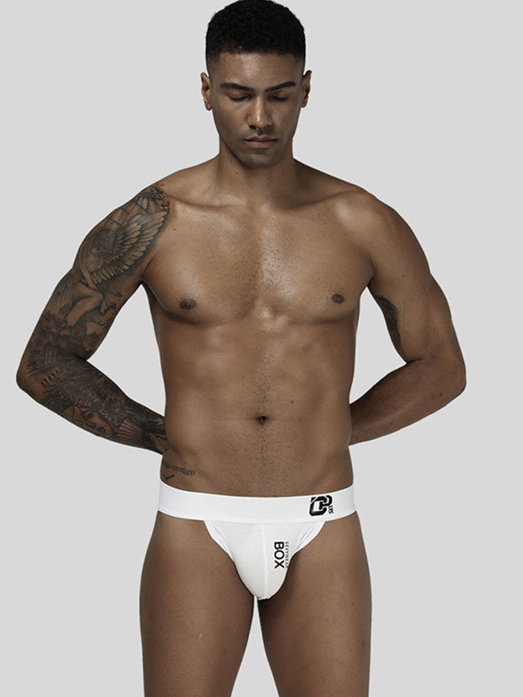 BLACKRISS™Men's Solid Color Cotton Sexy Thong-Blackriss