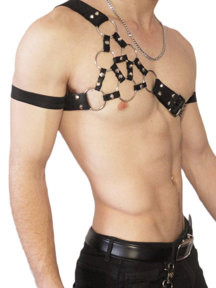 BLACKRISS™Leather Erotic Corset Harness-Blackriss
