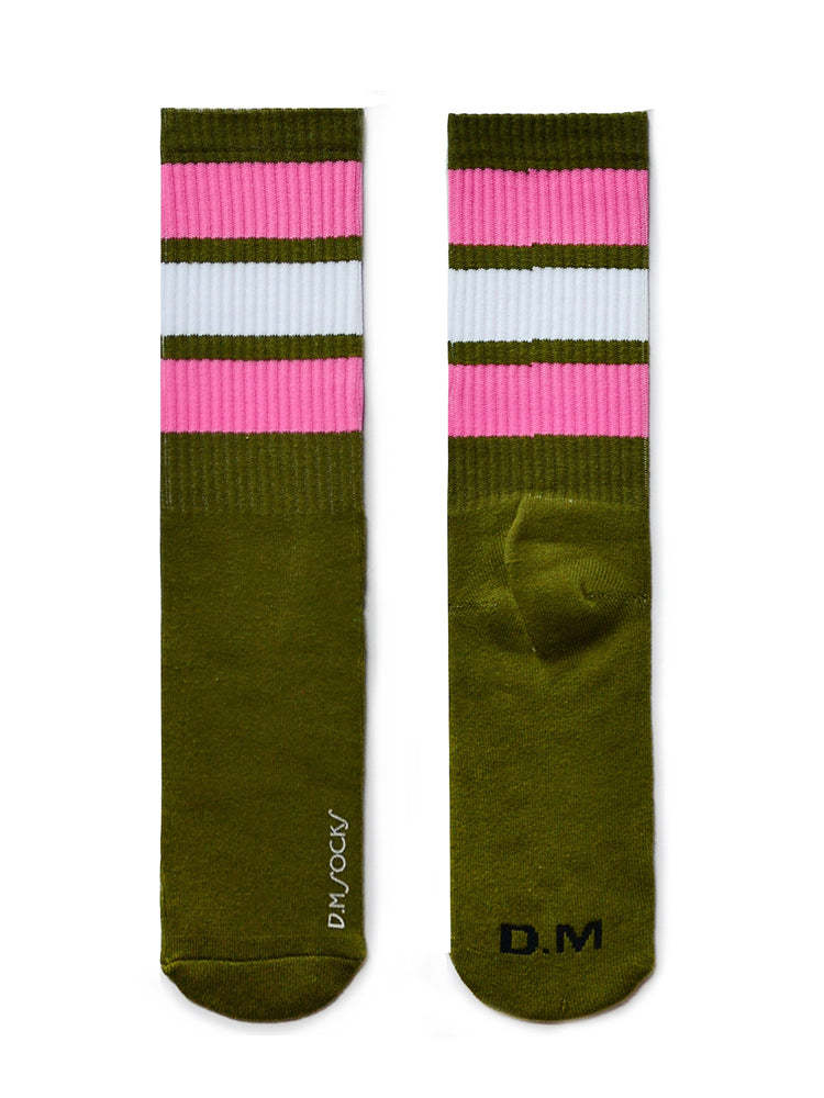 BLACKRISS™Men's Fashion Terry Striped Mid Tube Socks-Blackriss