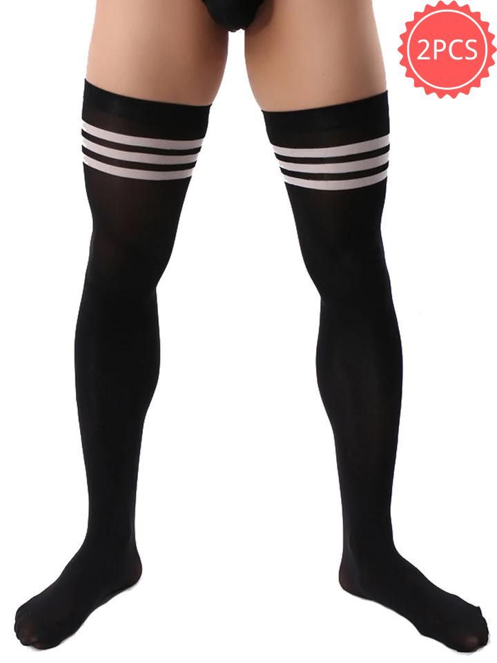 BLACKRISS™2 PCS Men's Striped Stockings Set-Blackriss