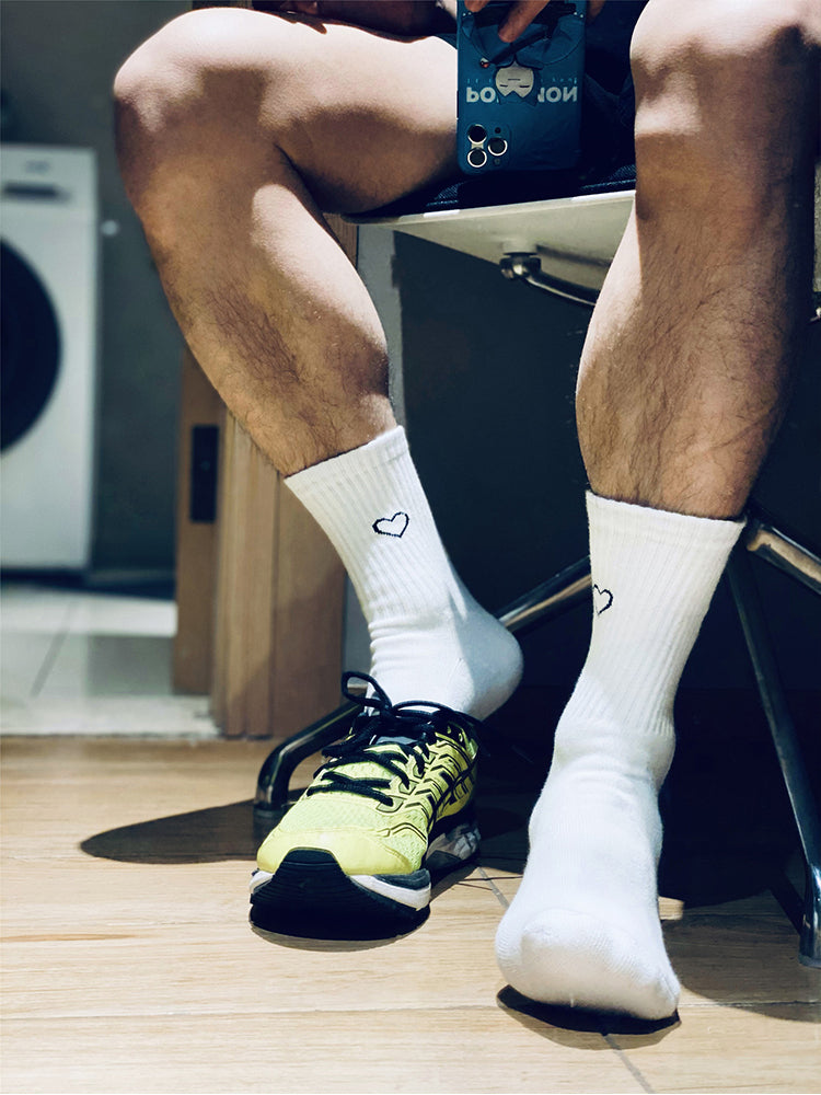 BLACKRISS™Men's Sports Breathable Thick Terry Socks-Blackriss