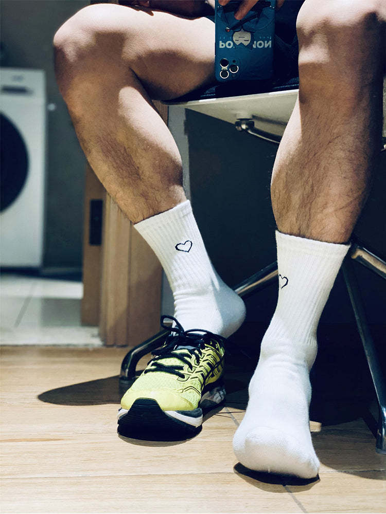 BLACKRISS™Men's Sports Breathable Thick Terry Socks-Blackriss