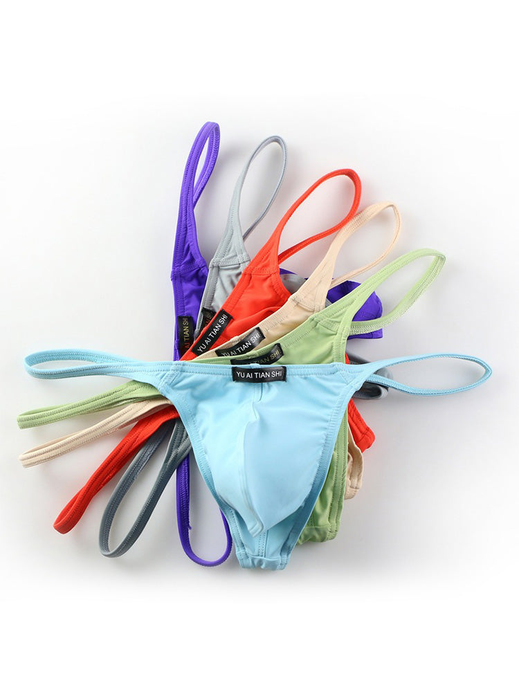 BLACKRISS™Low Waist Single Plus Size Men's Thong-Blackriss