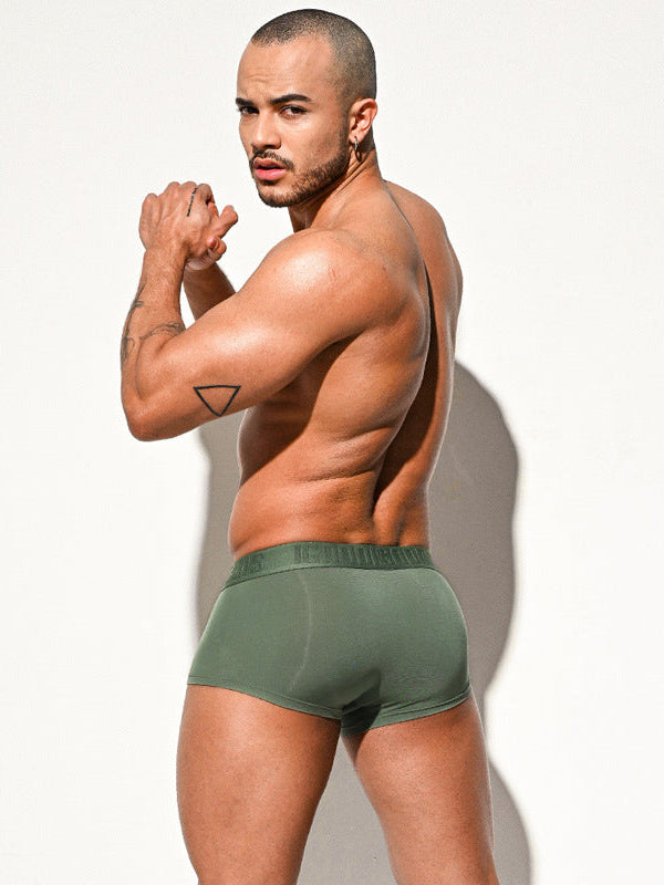 BLACKRISS™Solid Color Breathable Comfort Boxer Briefs-Blackriss