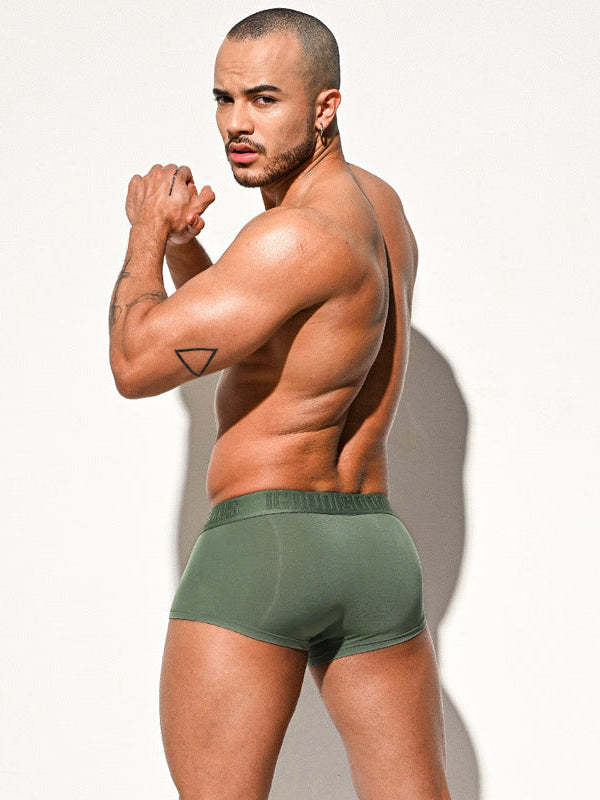 BLACKRISS™Solid Color Breathable Comfort Boxer Briefs-Blackriss