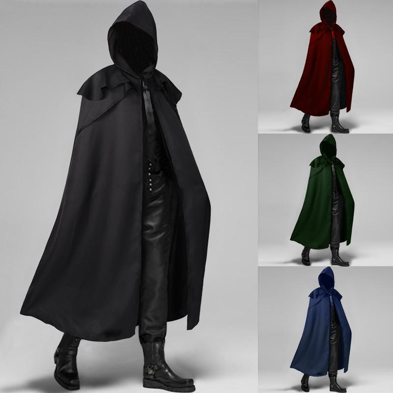 BLACKRISS™Renaissance Gothic Hooded Cloak-Blackriss