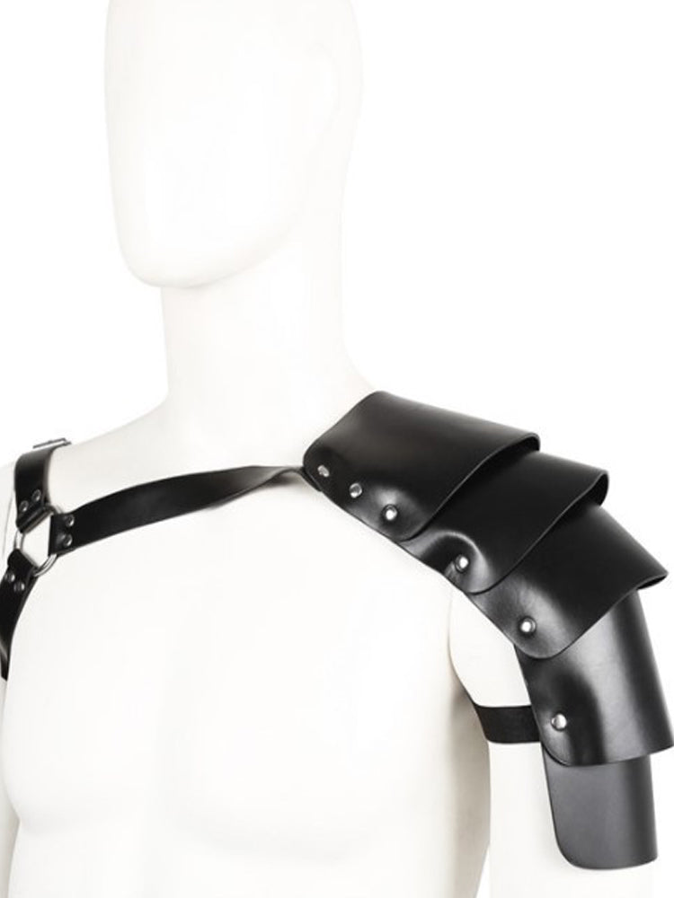 BLACKRISS™Men Faux Leather Armor Chest Harness-Blackriss