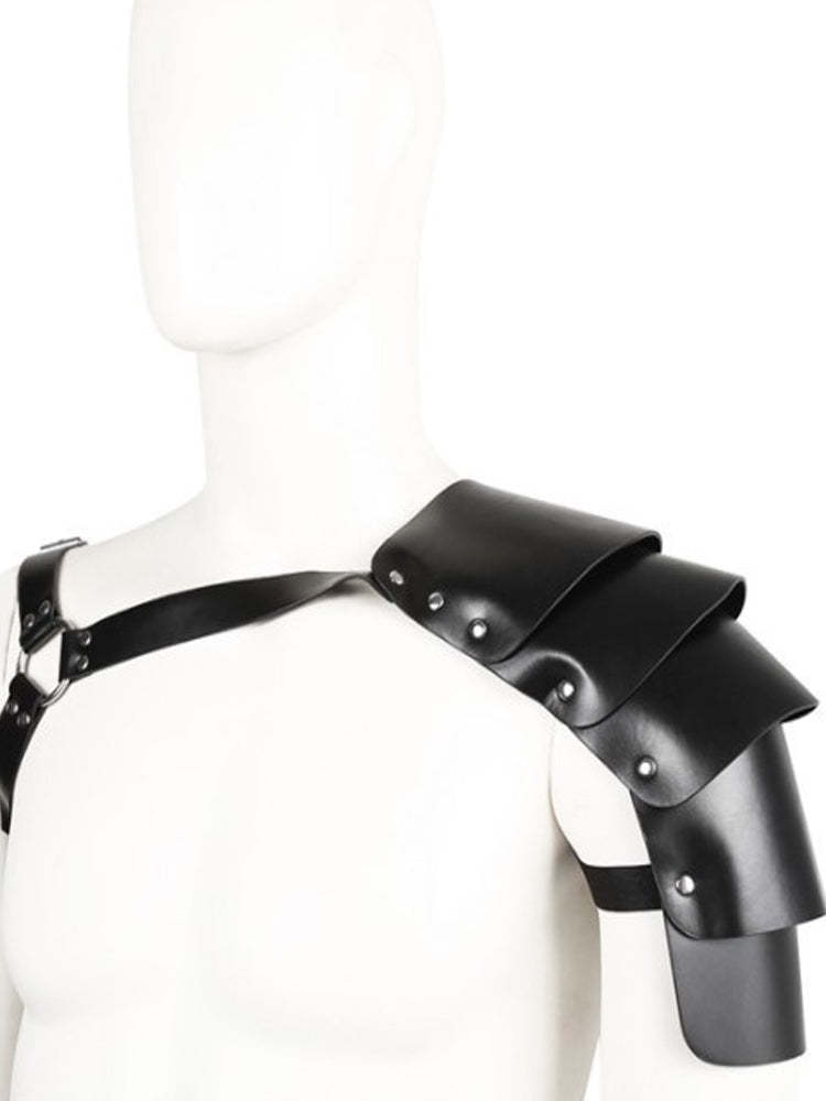 BLACKRISS™Men Faux Leather Armor Chest Harness-Blackriss