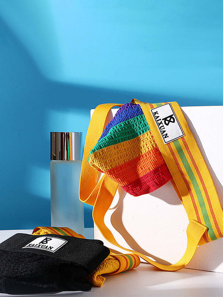 BLACKRISS™U Convex Pocket Rainbow Sexy Jockstrap-Blackriss