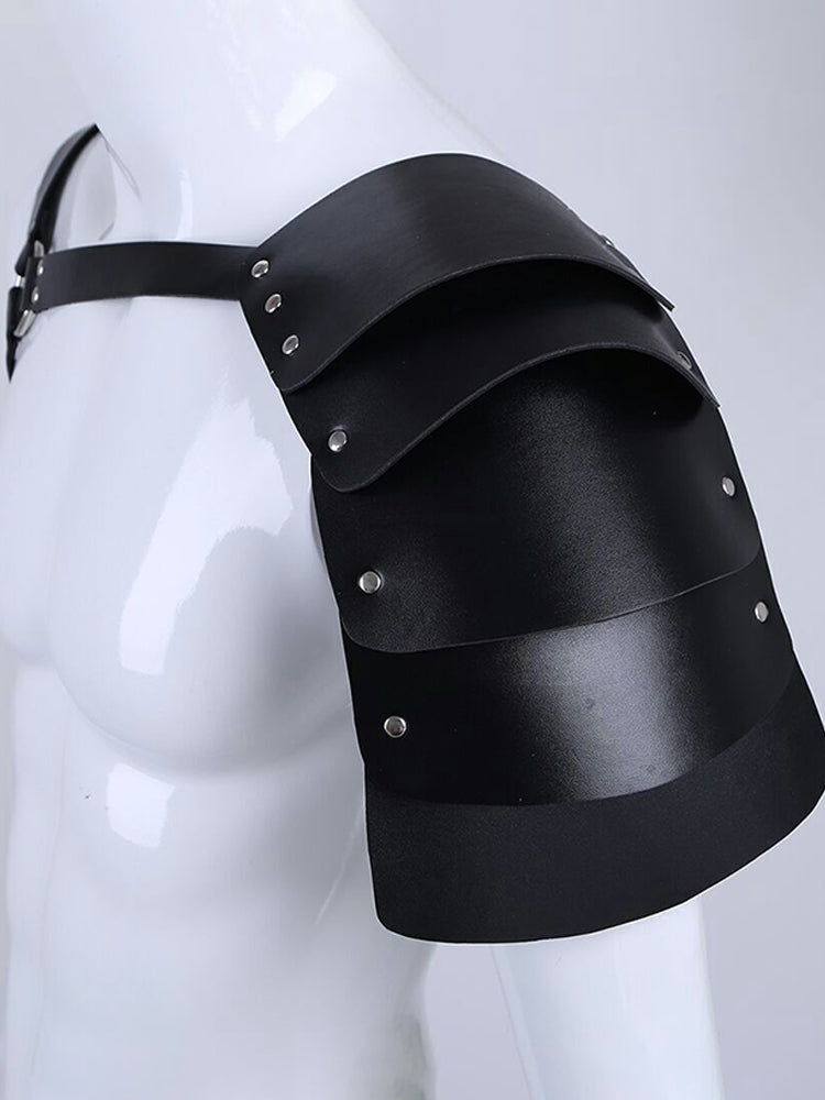 BLACKRISS™Men Faux Leather Armor Chest Harness-Blackriss
