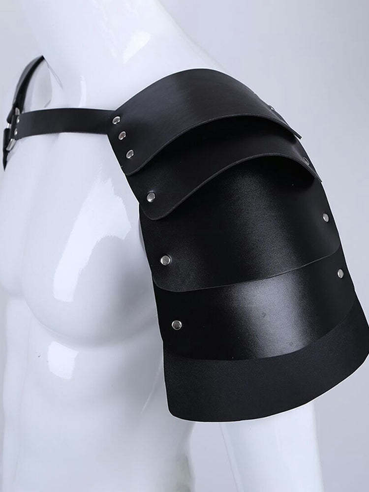 BLACKRISS™Men Faux Leather Armor Chest Harness-Blackriss