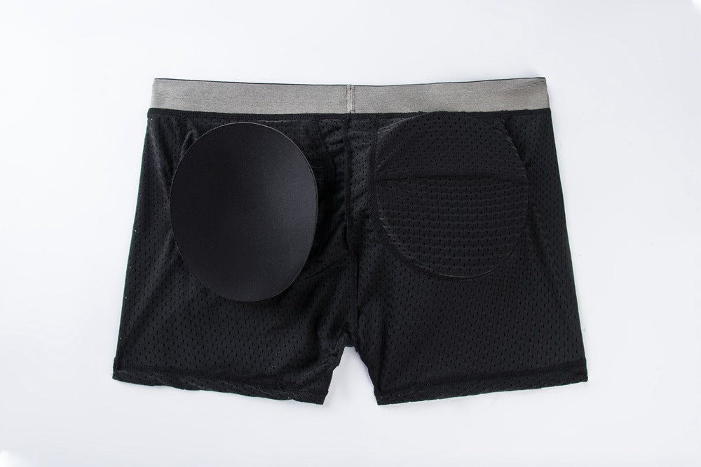 BLACKRISS™Mesh Padded Sponge Hip Lift Men's Boxer Briefs-Blackriss