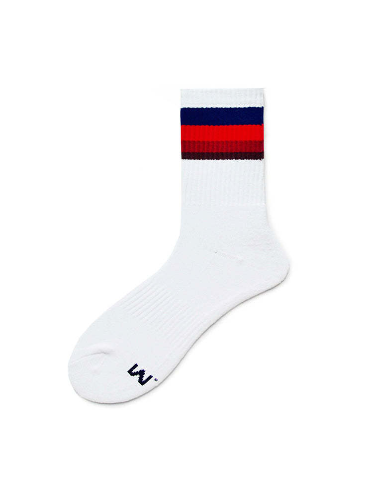 BLACKRISS™Rainbow Striped Sports Cotton Socks-Blackriss