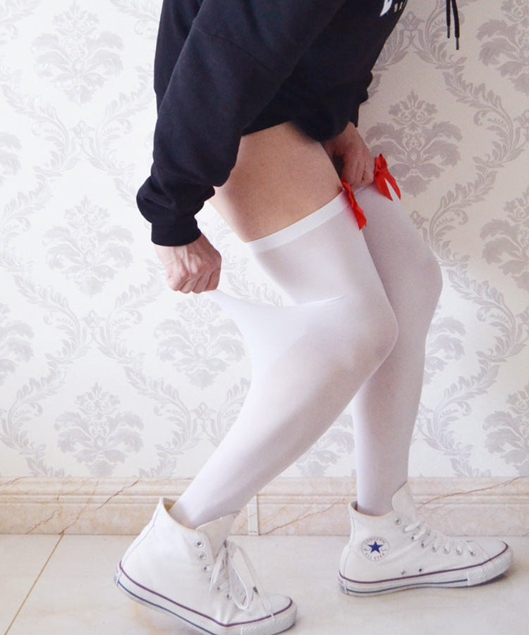 BLACKRISS™Cute Velvet Bow Stockings-Blackriss