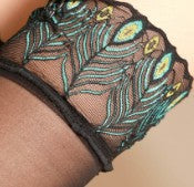 BLACKRISS™Men's Peacock Lace Embroidery Stockings-Blackriss