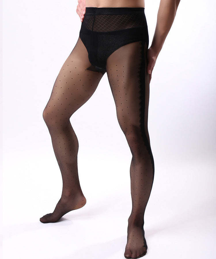 BLACKRISS™High Elastic Transparent Ultra-thin Jacquard Stockings-Blackriss