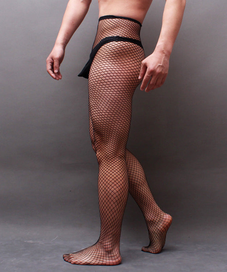 BLACKRISS™Men's Black Stockings [4 Size Grids]-Blackriss