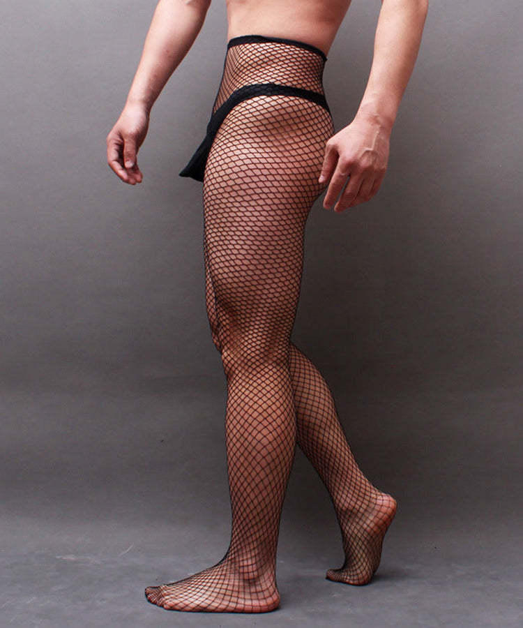 BLACKRISS™Men's Black Stockings [4 Size Grids]-Blackriss