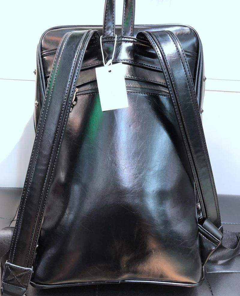 Blackriss™Unisex Skull Leather Backpack-Blackriss