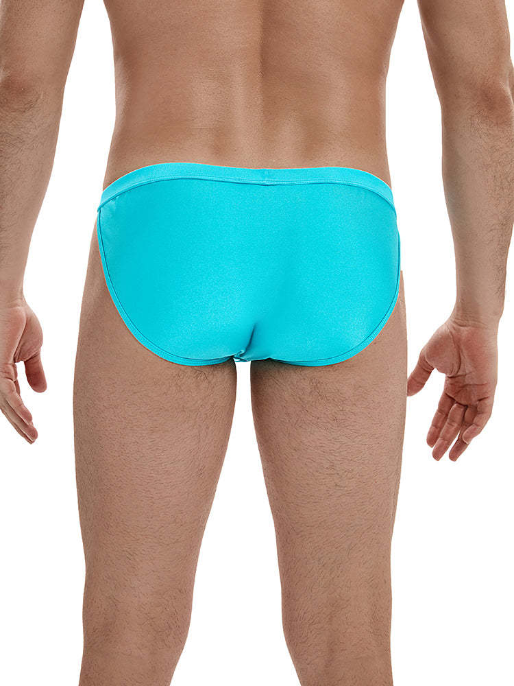 BLACKRISS™Low Waist Shiny Bikini Swim - Blue-Blackriss