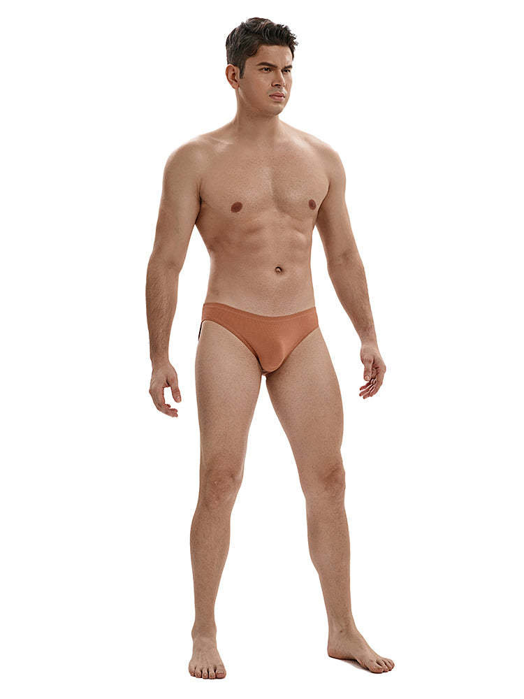 BLACKRISS™Briefs with Bulge Pouch- Brown-Blackriss
