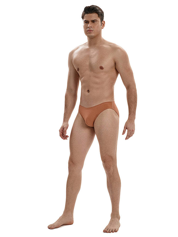 BLACKRISS™Briefs with Bulge Pouch- Brown-Blackriss