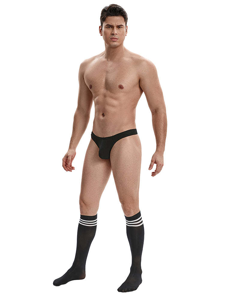BLACKRISS™Men's Striped Stockings - Black-Blackriss