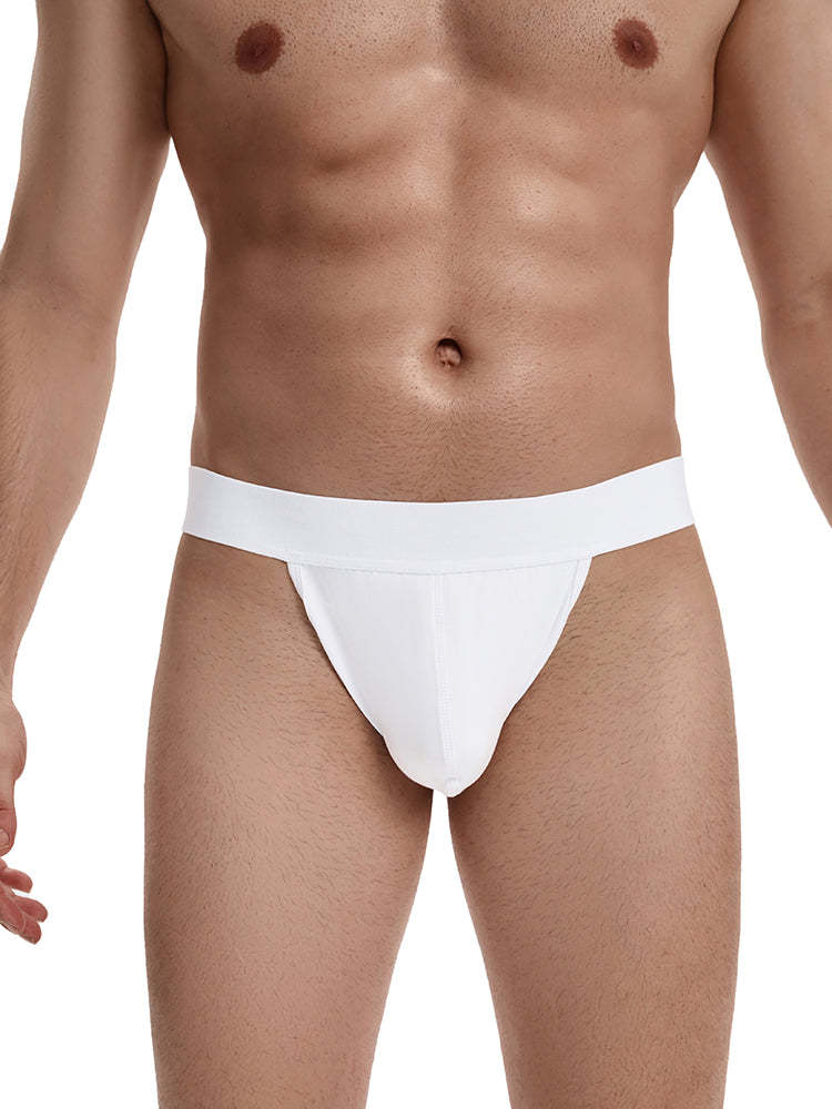 BLACKRISS™Cool and Breathable Mid Waist Men's Thong - White-Blackriss